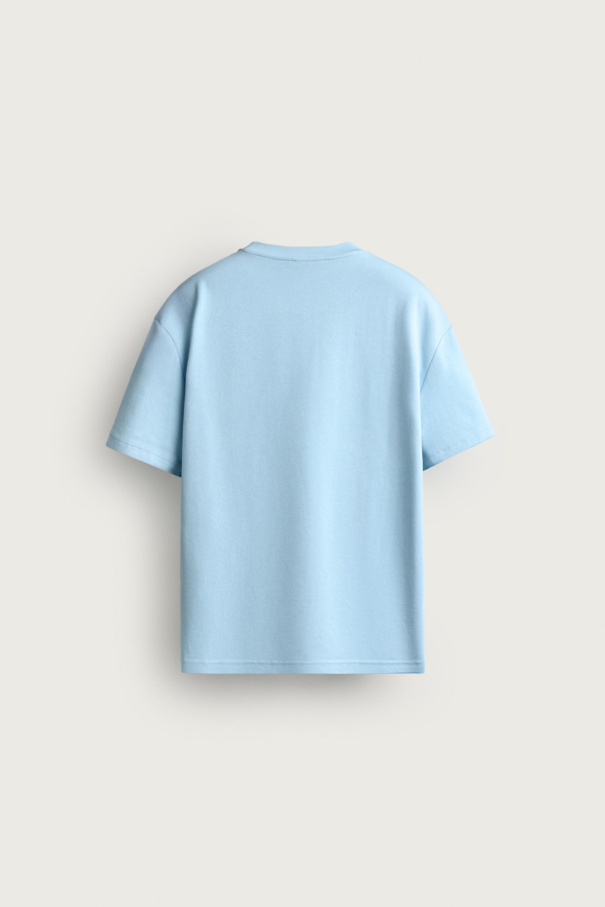 T-SHIRT RELAXED FIT À PIÈCE CONTRASTE