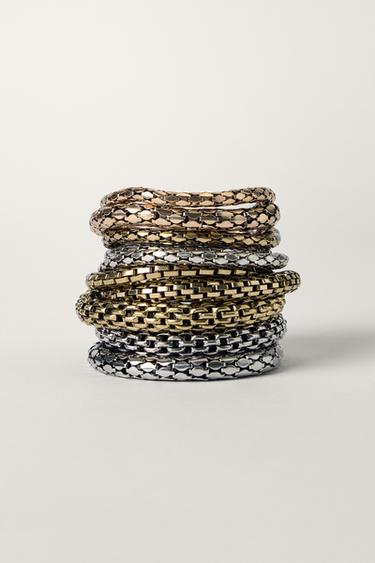 Zara METAL BRACELET PACK KATE MOSS X ZARA - Gold / Silver