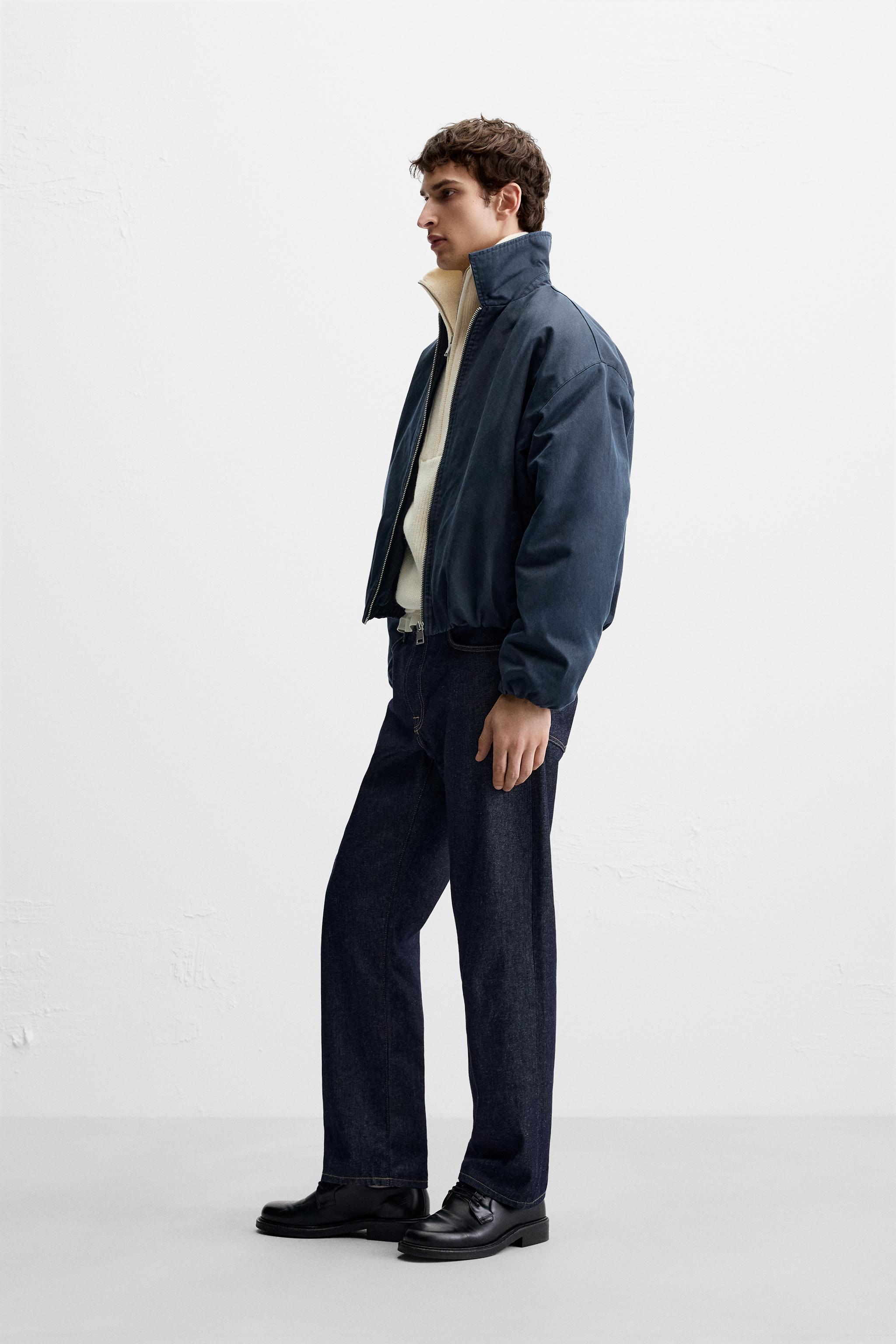 WAXED EFFECT JACKET - Blue | ZARA United States