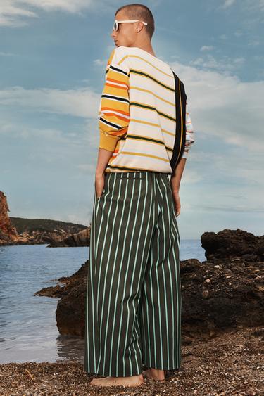 LIMITED EDITION CONTRAST STRIPED SWEATER - Multicoloured by Zara - Image 4