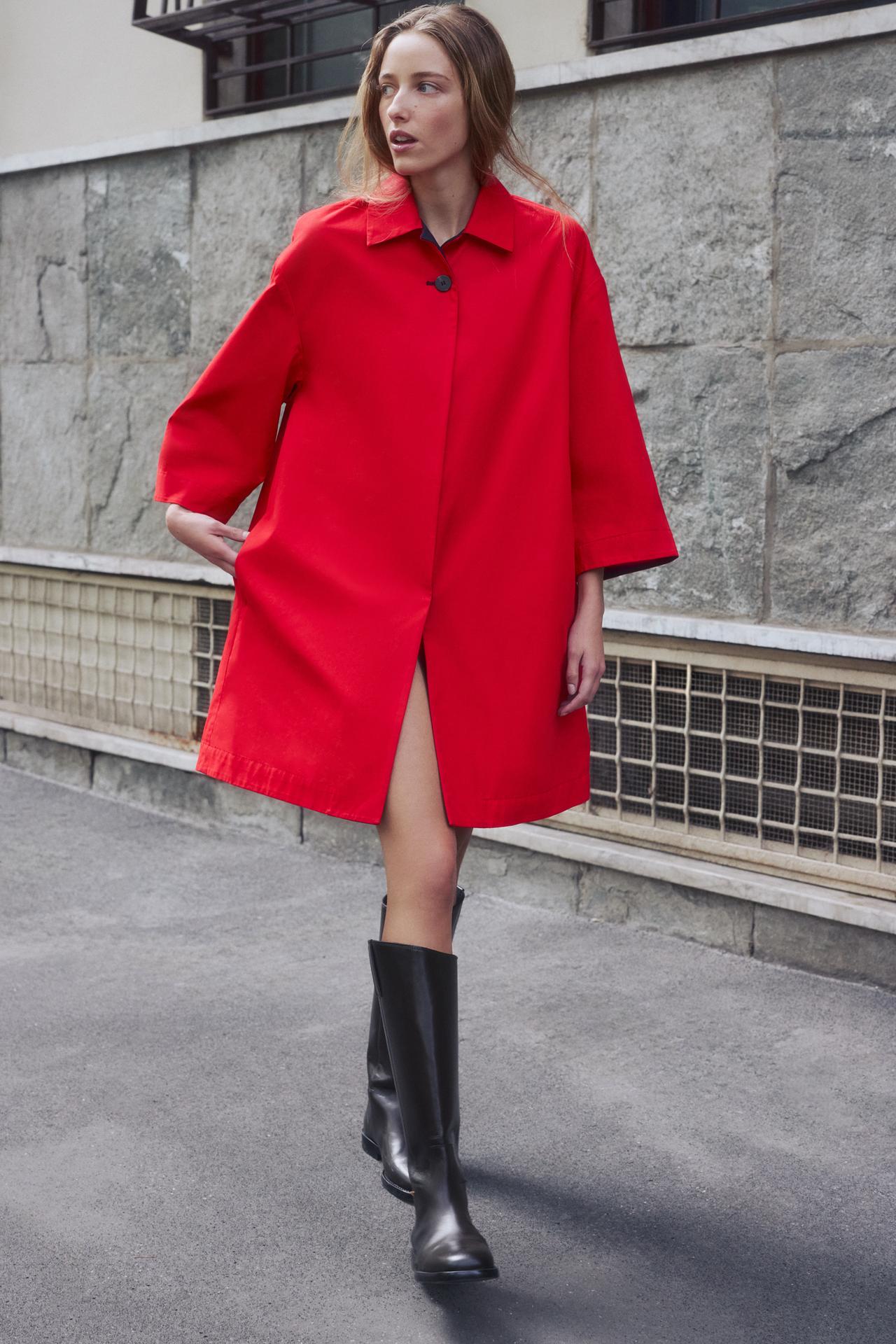 ZW Collection Reversible Midi Trench Coat