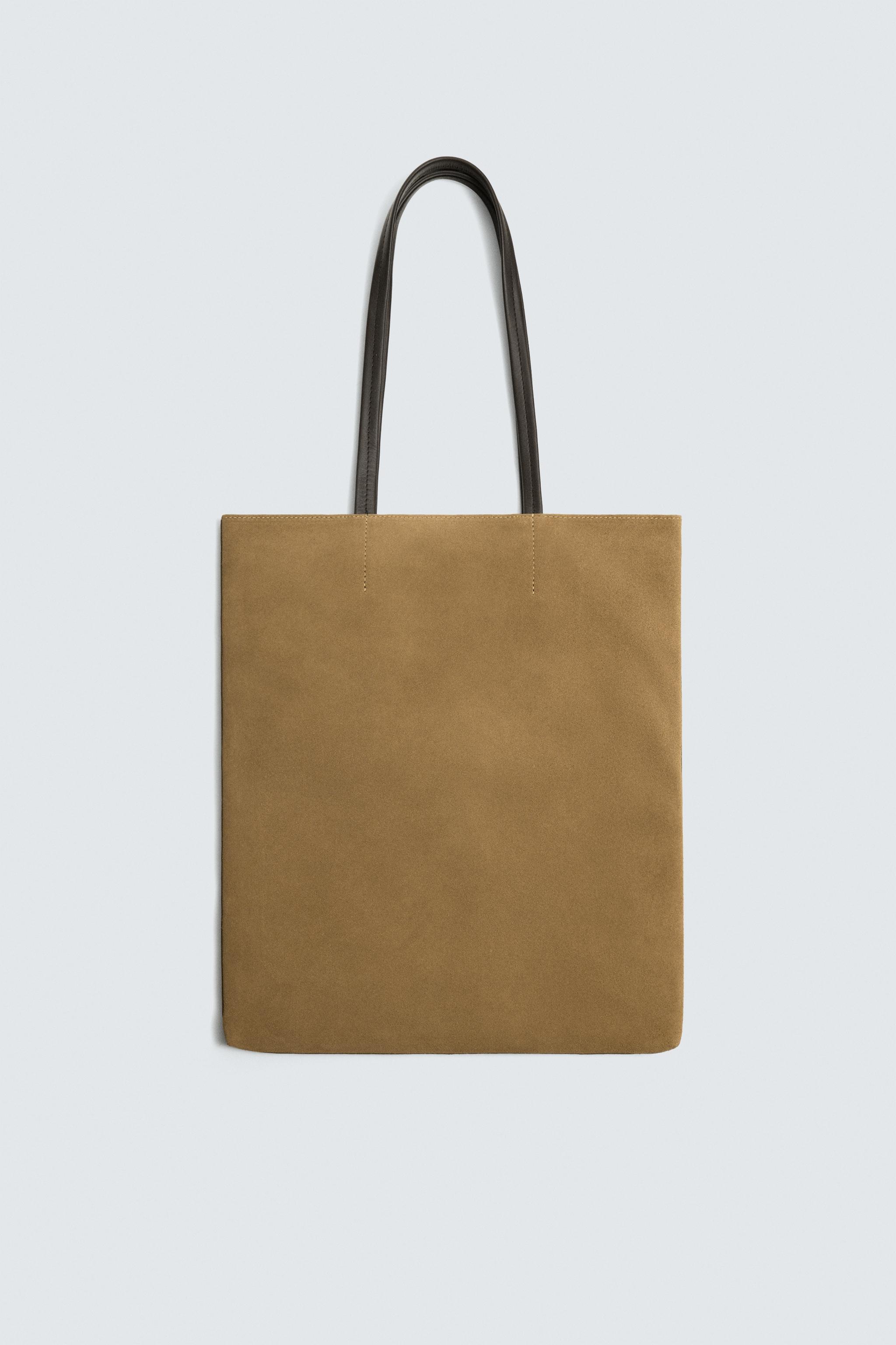 LEATHER SHOPPER BAG