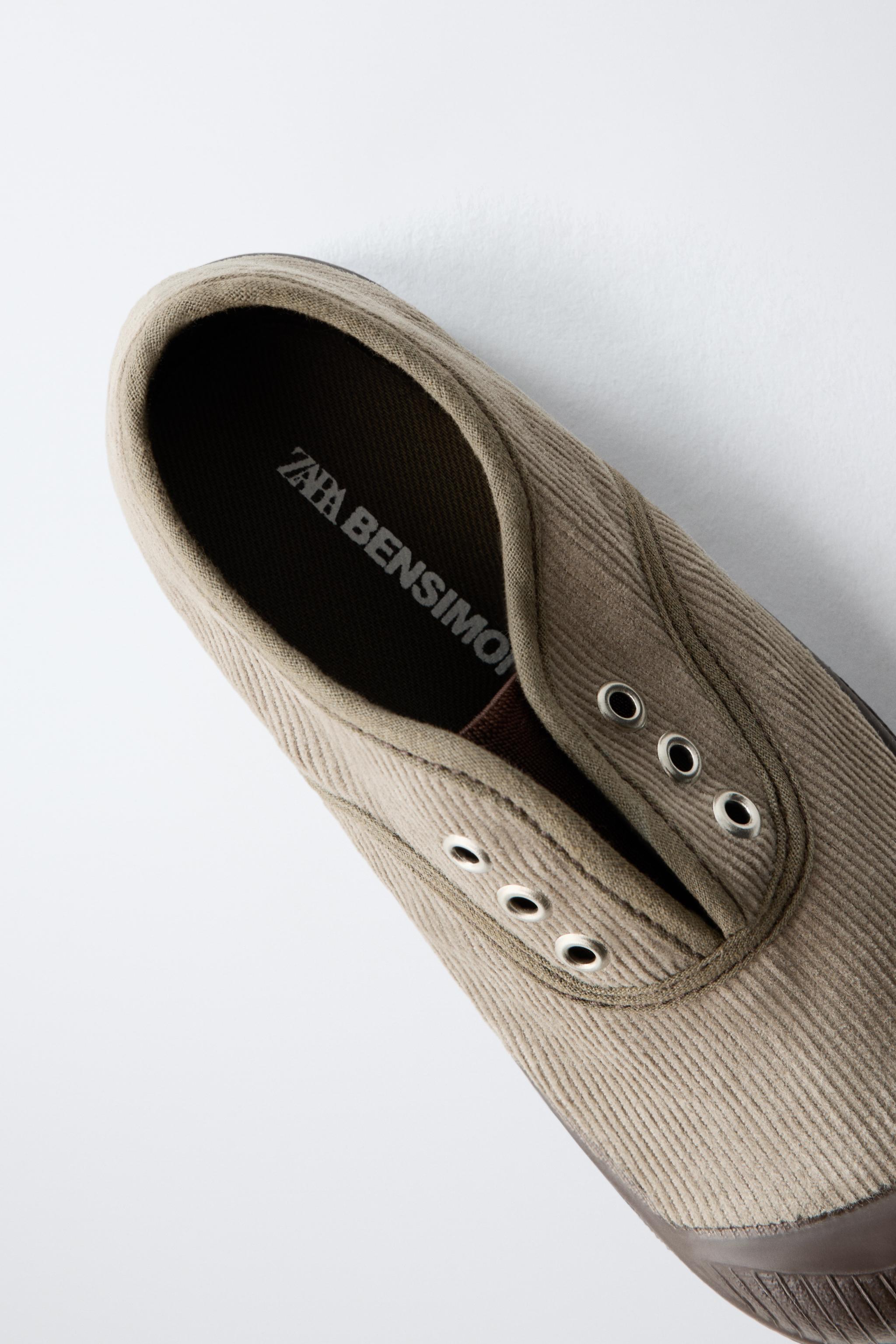 BENSIMON ® X ZARA CORDUROY SNEAKERS
