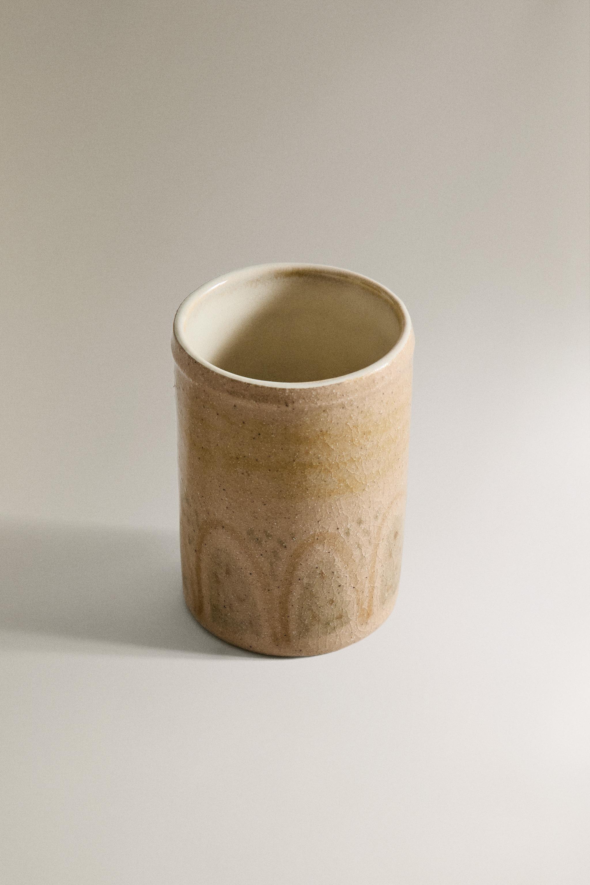 TERRACOTTA TOOTHBRUSH TUMBLER