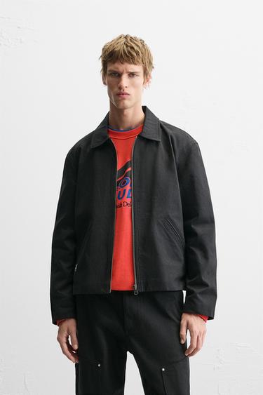 SOBRECAMISA BOXY FIT - Negro de Zara