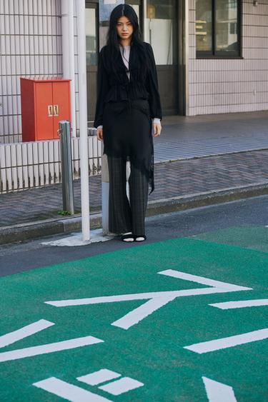 CHECK TROUSERS - Grey / Tan by Zara