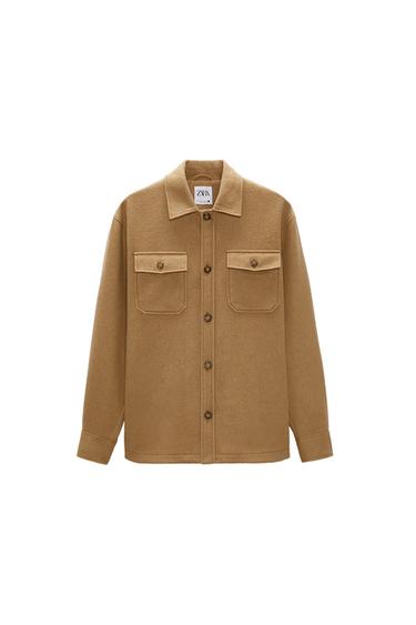 WOOL BLEND OVERSHIRT