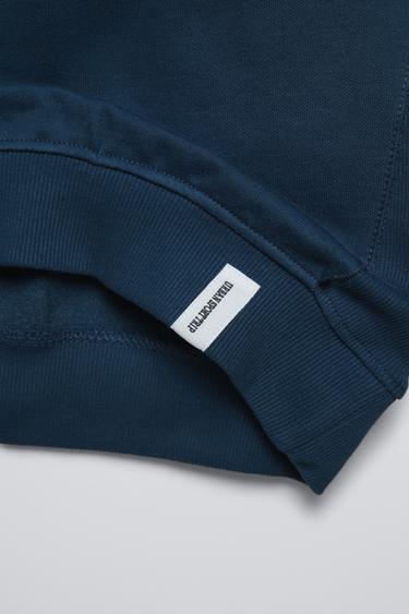 SWEAT MILANO À INSCRIPTION - Bleu encre de Zara - Image 3