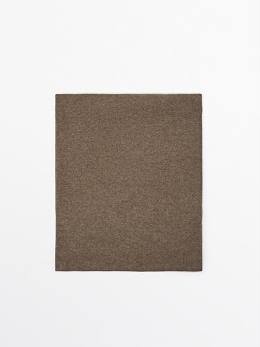Zara 100% cashmere scarf - Sand