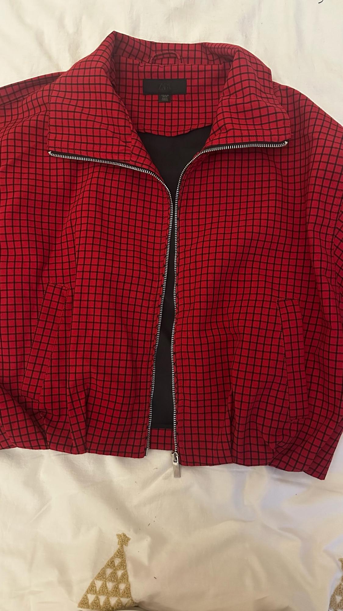 CHECK BOMBER JACKET - Image 4