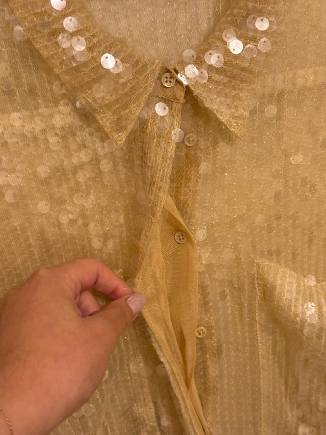 CAMISA OVERSIZE LENTEJUELA - Image 4