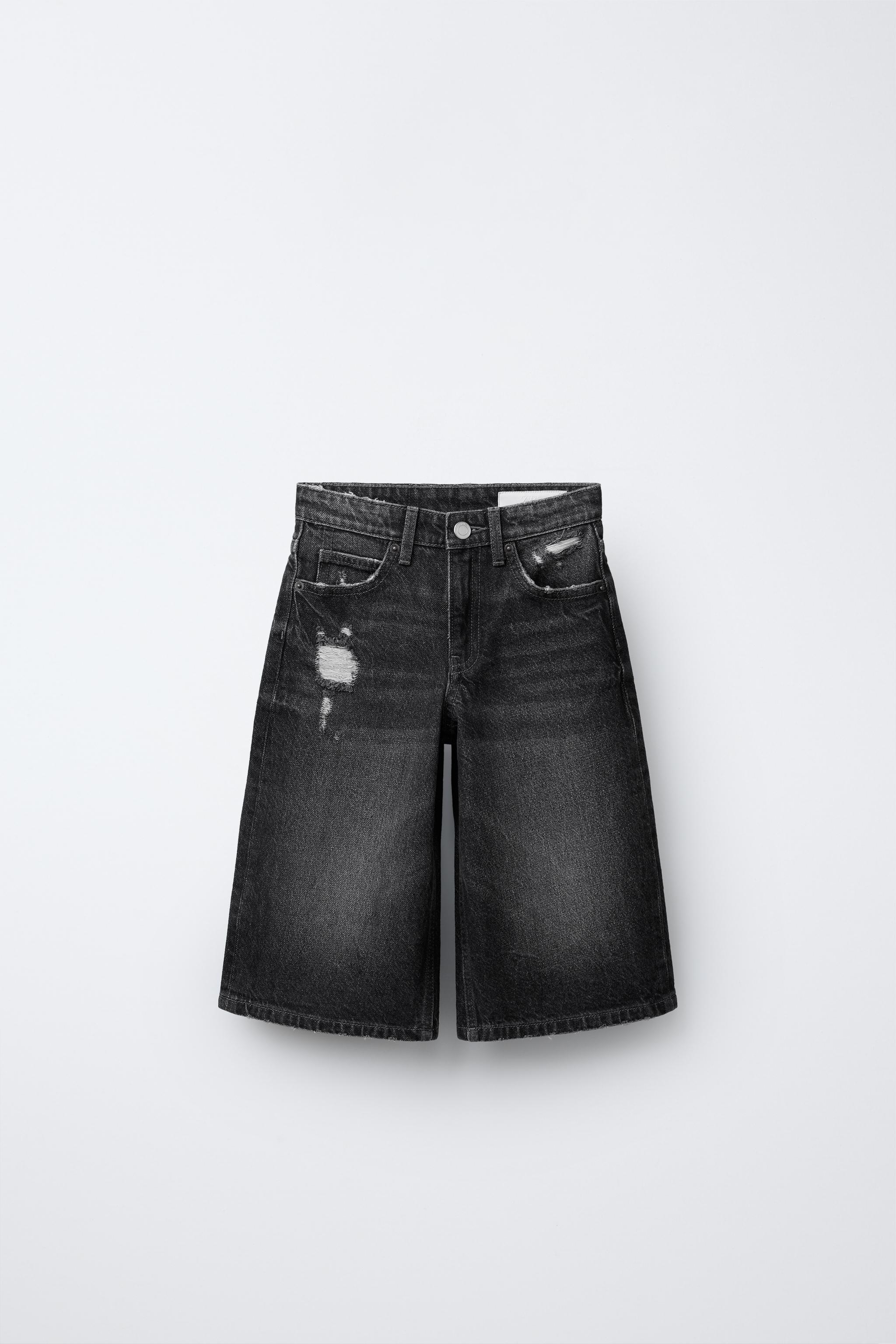 Short Jean Déchiré Pour Homme - Style Baggy Vintage, Coupe Droite Et Confortable, Idéal Pour L'été - 8