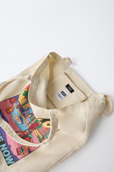 OASIS ® TOTE BAG - Ecru White by Zara - Image 3