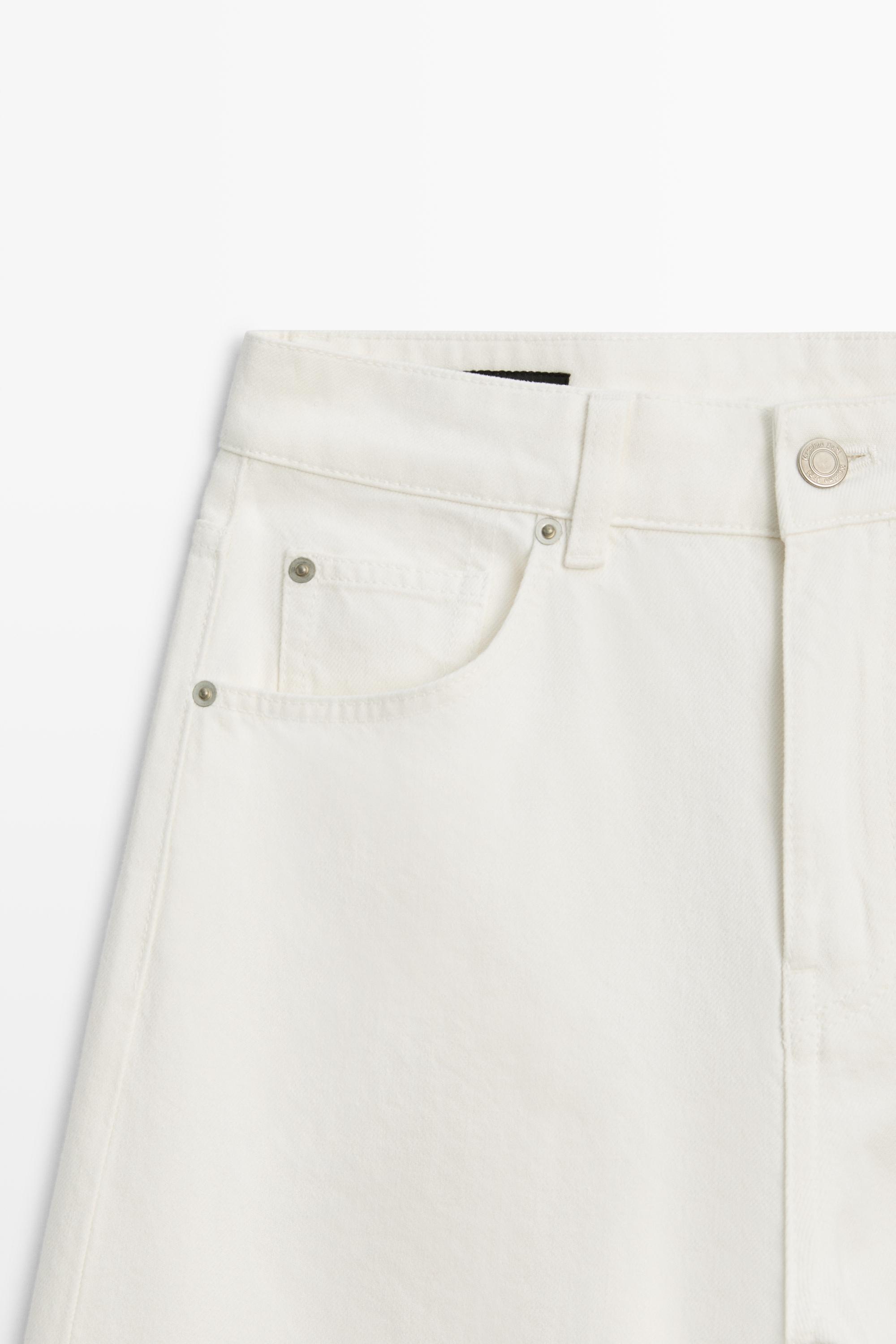 Jean barrel fit taille haute