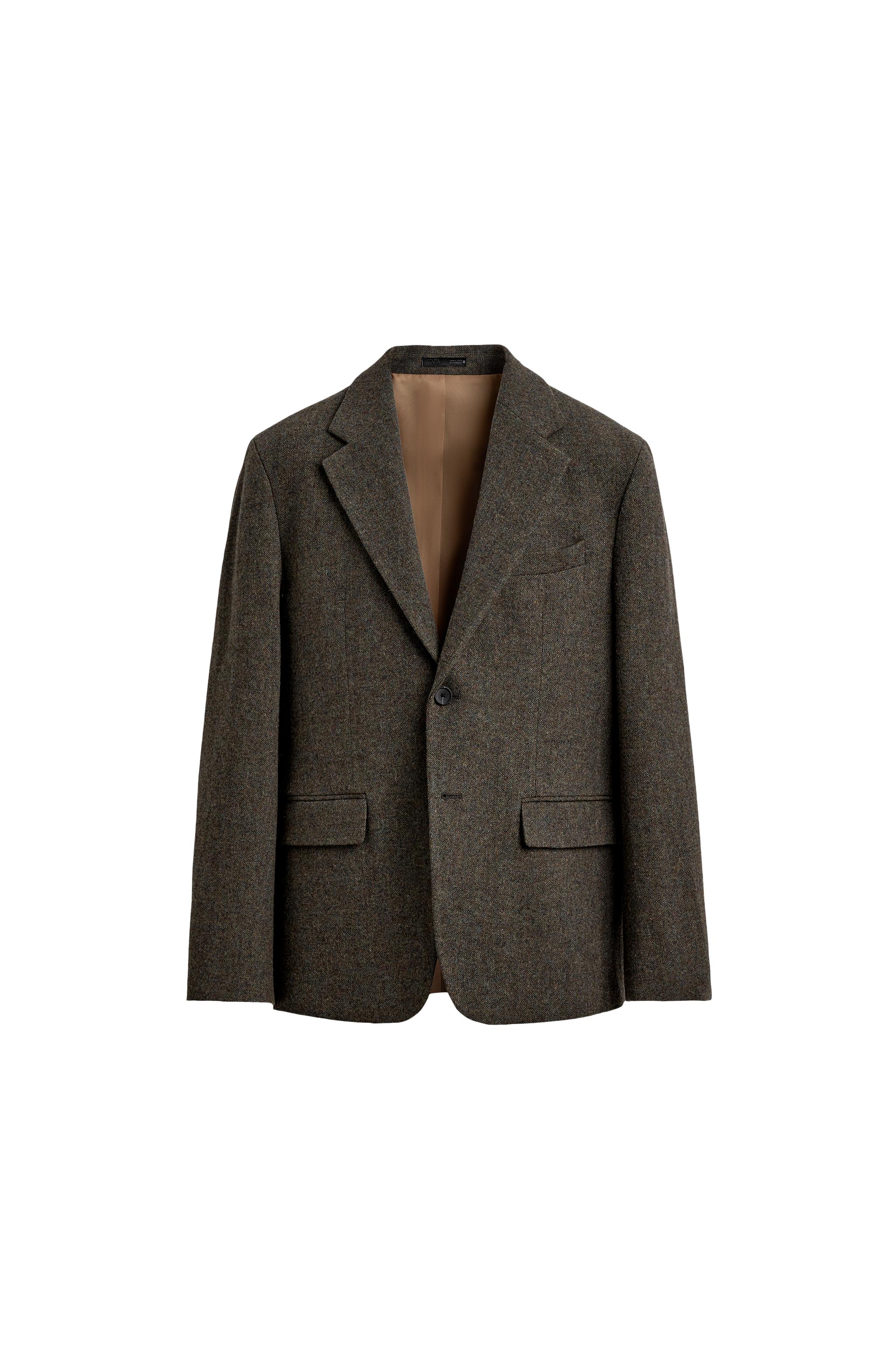 WOOL TEXTURED BLAZER - Multicoloured | ZARA South Africa