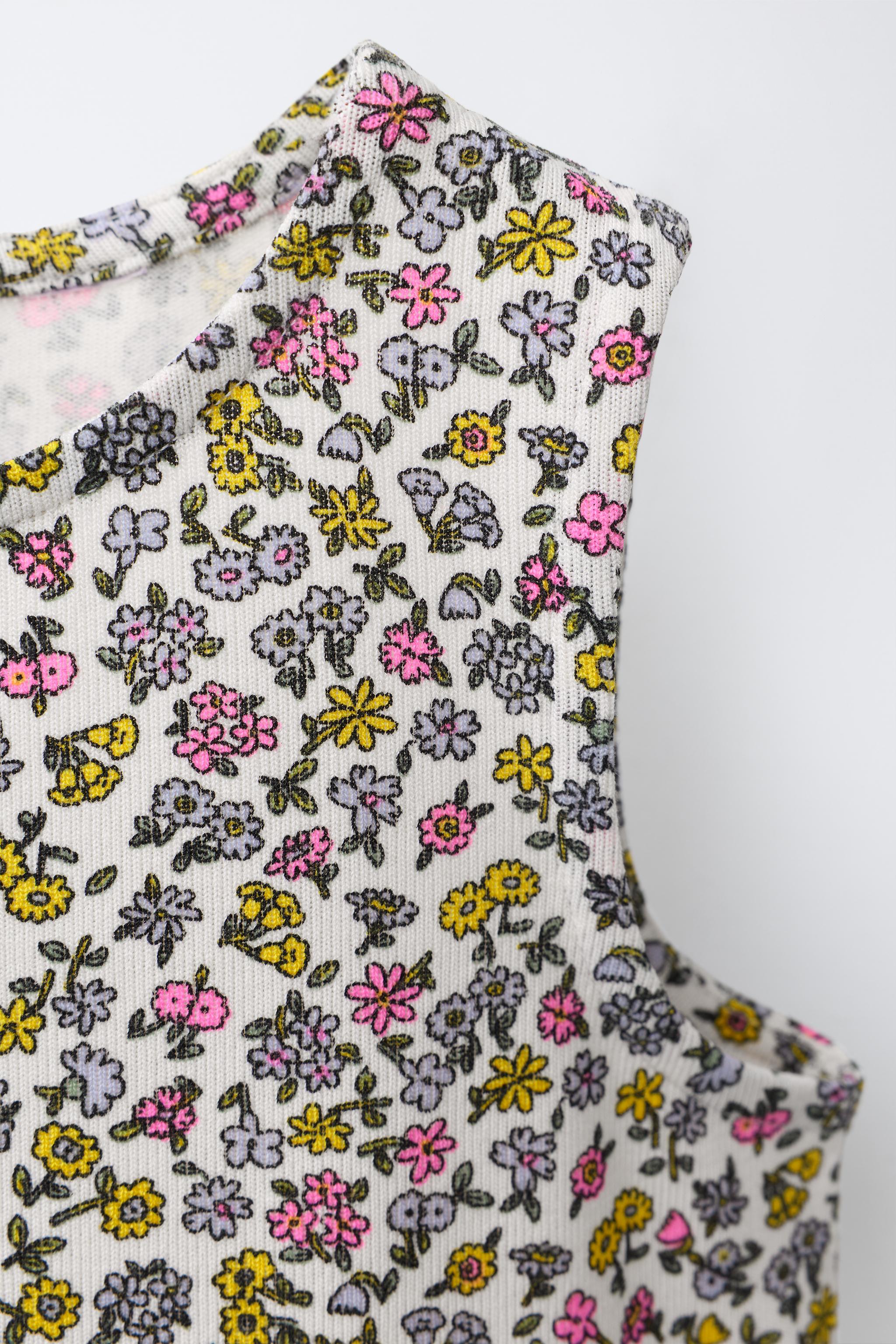 FLORAL PRINT T-SHIRT AND BERMUDA SET