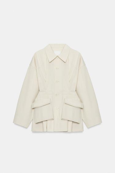 ZW COLLECTION POCKET JACKET - Light tan by Zara - Image 8