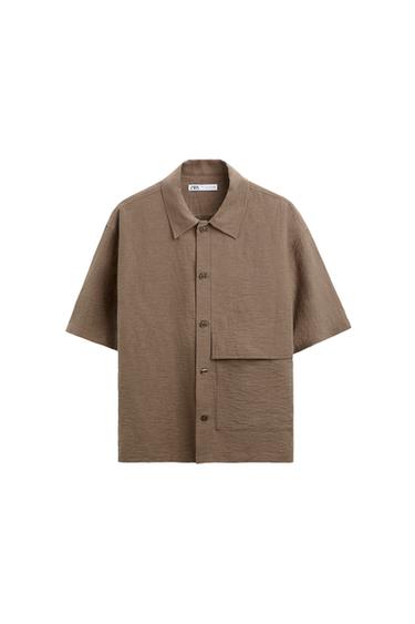WRINKLED LOOK SHIRT