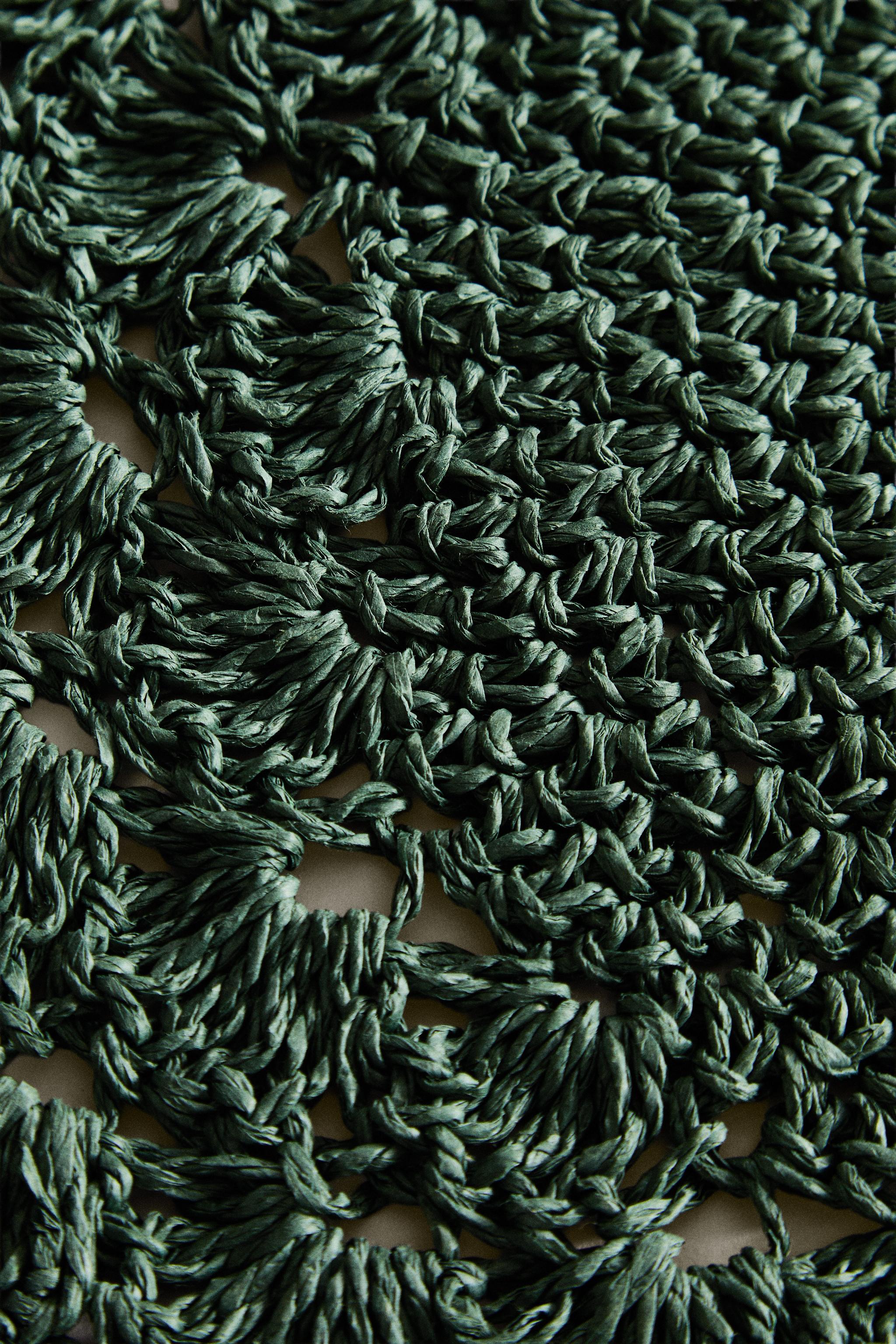 SET DE TABLE PAPIER TRESSÉ NOËL