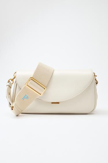 BOLSO ALARGADO BANDOLERA - Crudo de Zara