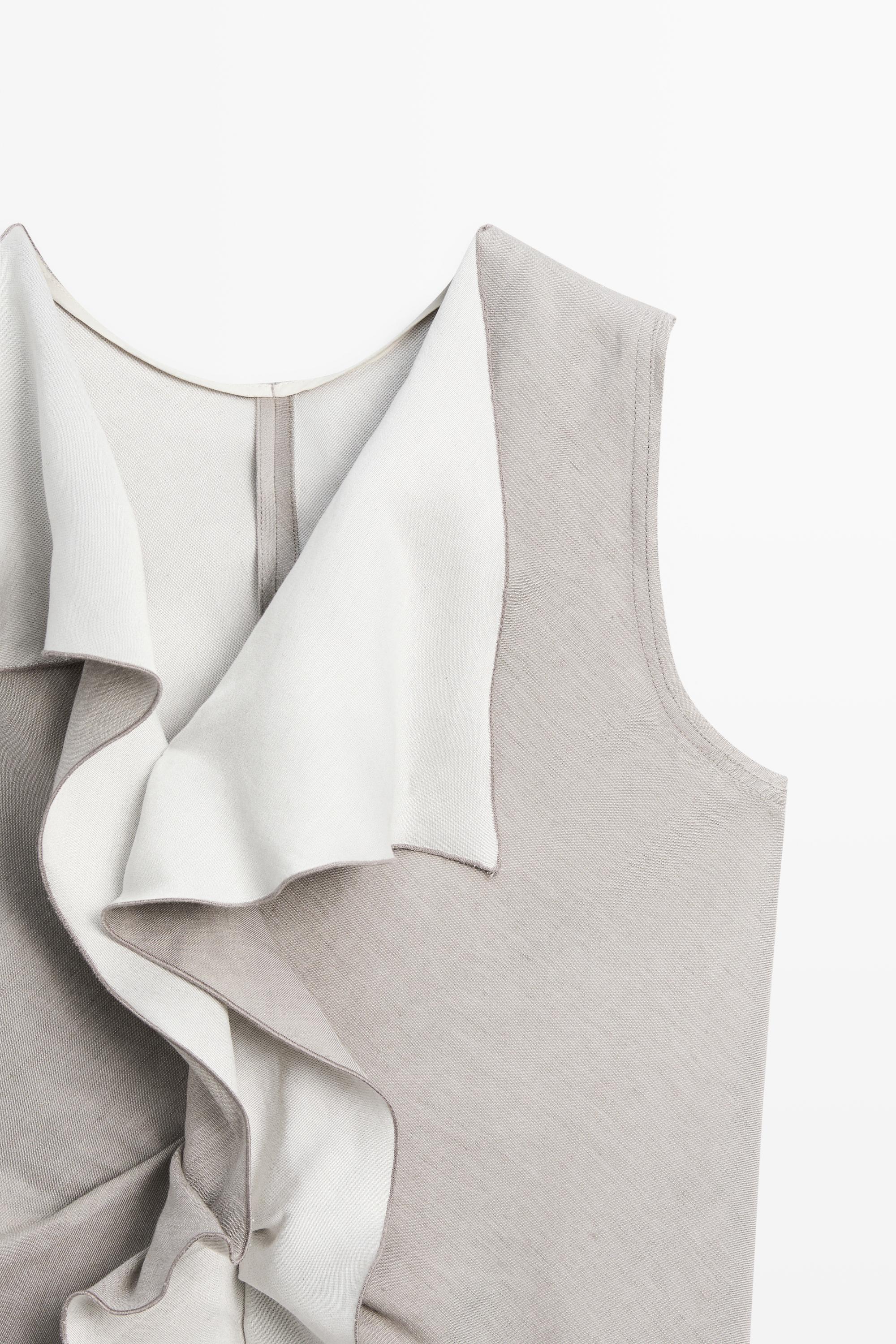 STUDIO Ruffle-detail flowing top