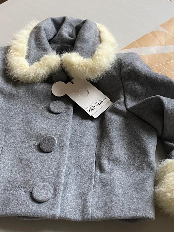 FAUX FUR TRIM JACKET HARRY LAMBERT FOR ZARA X DISNEY - Image 4