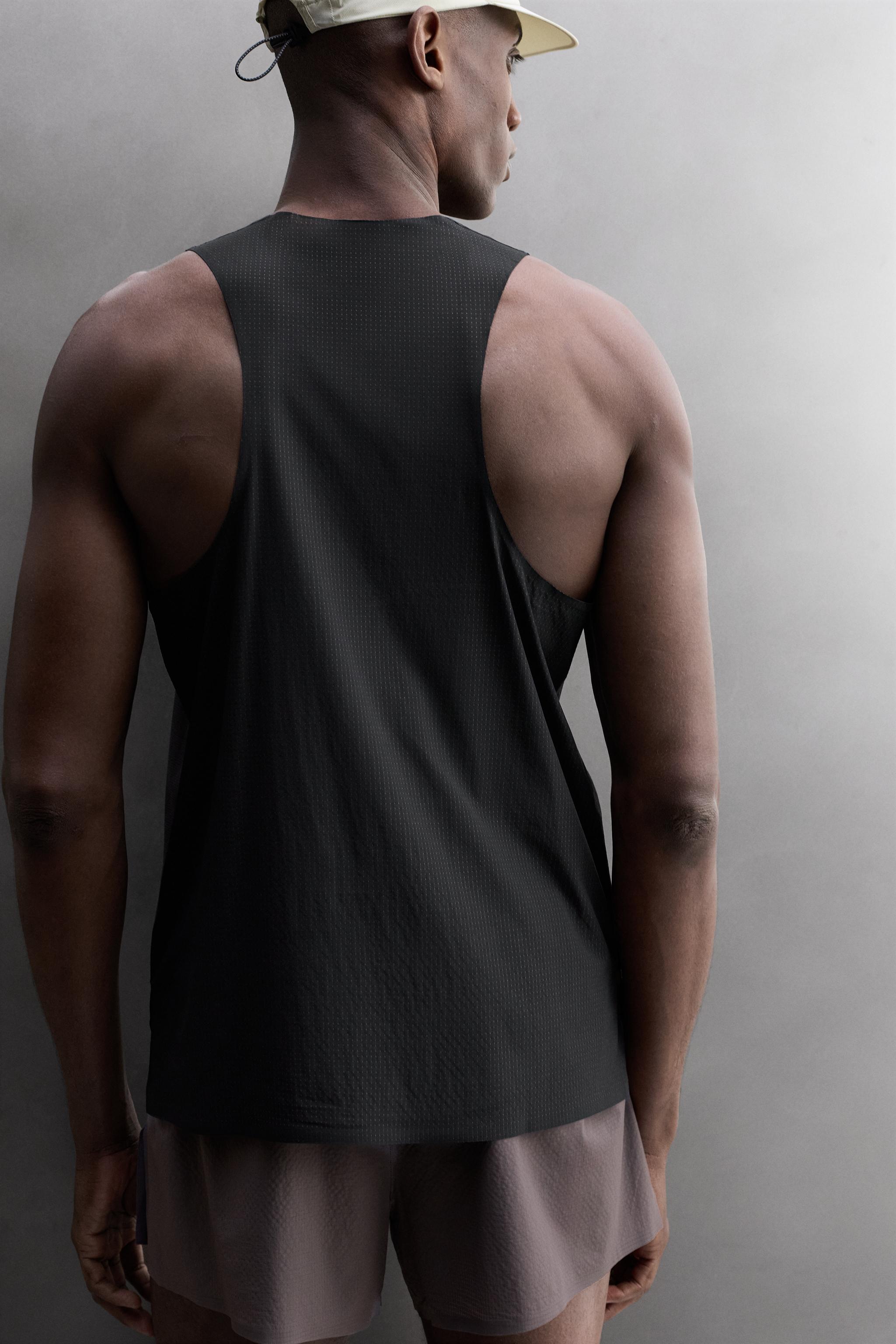 Мужские топы Zara LIGHTWEIGHT RUNNING TANK TOP — фото 6