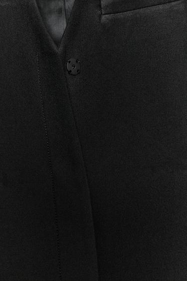 ZW COLLECTION FITTED WAISTCOAT - Black by Zara - Image 5