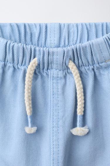 RELAXED FIT TWILL TROUSERS - Bluish by Zara - Image 2