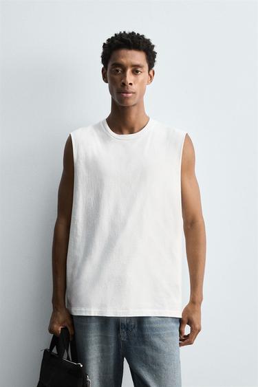 ÁO TANK TOP LIGHTWEIGHT - Màu trắng từ Zara