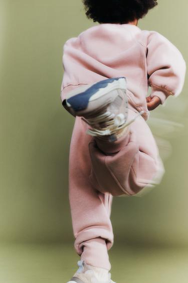 BASKETS MULTI-PIÈCES - Marron sable de Zara