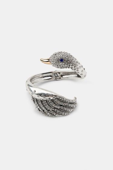 SWAN JEWEL BRACELET - Silver by Zara