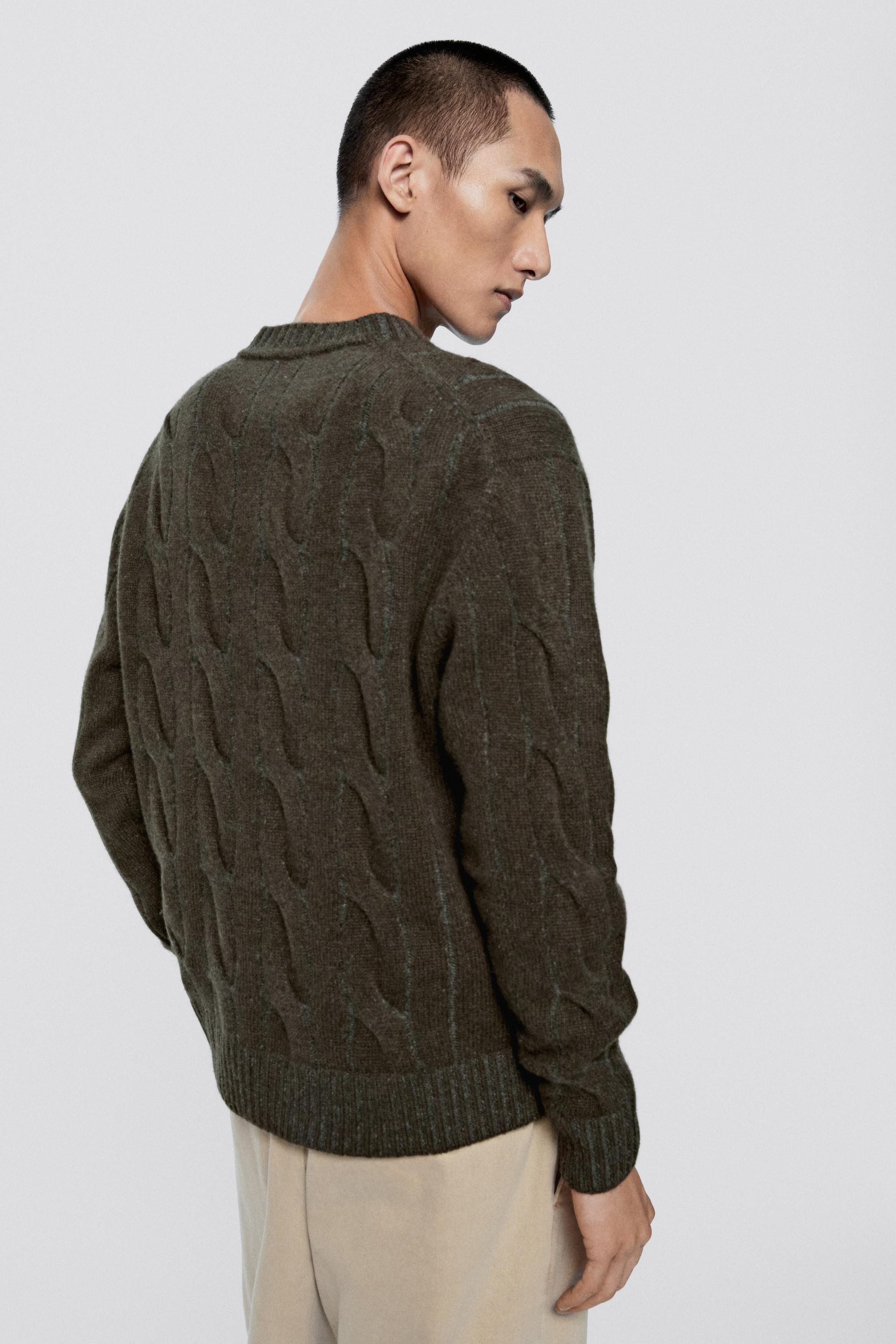 Pull en maille torsadée laine mélangée - LIMITED EDITION