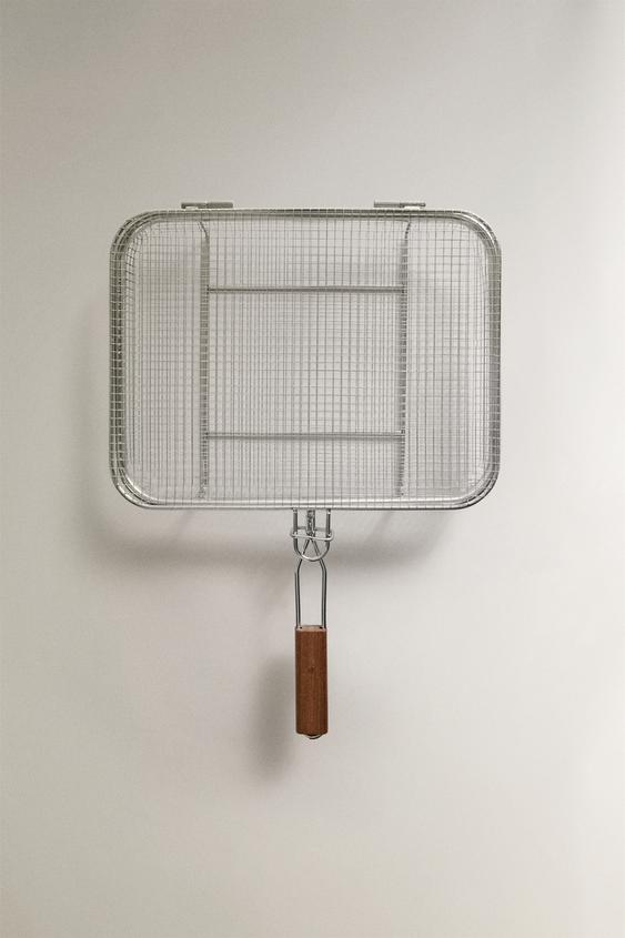 GRELHA DE AÇO PARA LEGUMES E CHURRASCO - Aço da Zara - Imagem 0