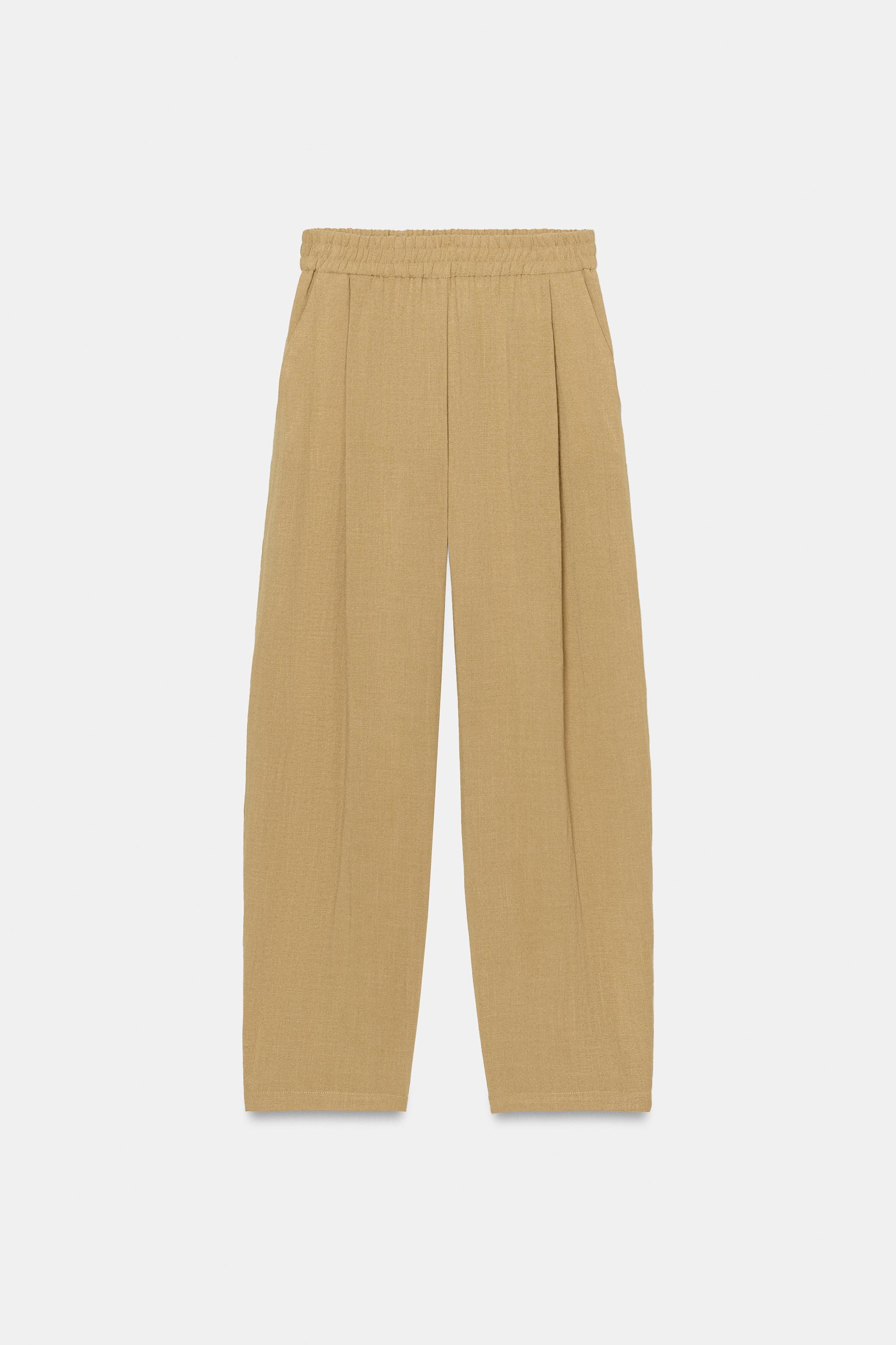 FLOWY ELASTIC WAIST PANTS SET