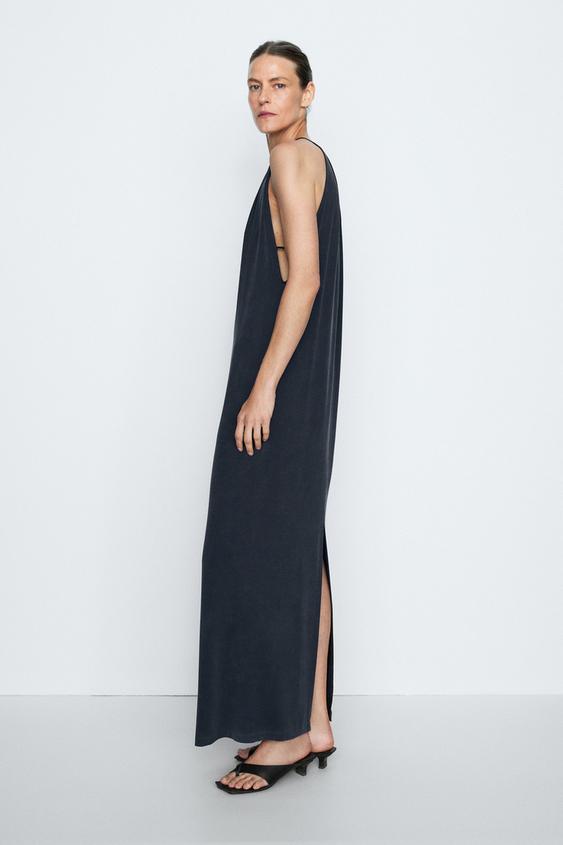 blue flowing beauty pleated sleeveless midi dress Farm Rio Womens Pleated Sleeveless Midi Dress Flowing Beauty Blue - Bed Bath & Beyond