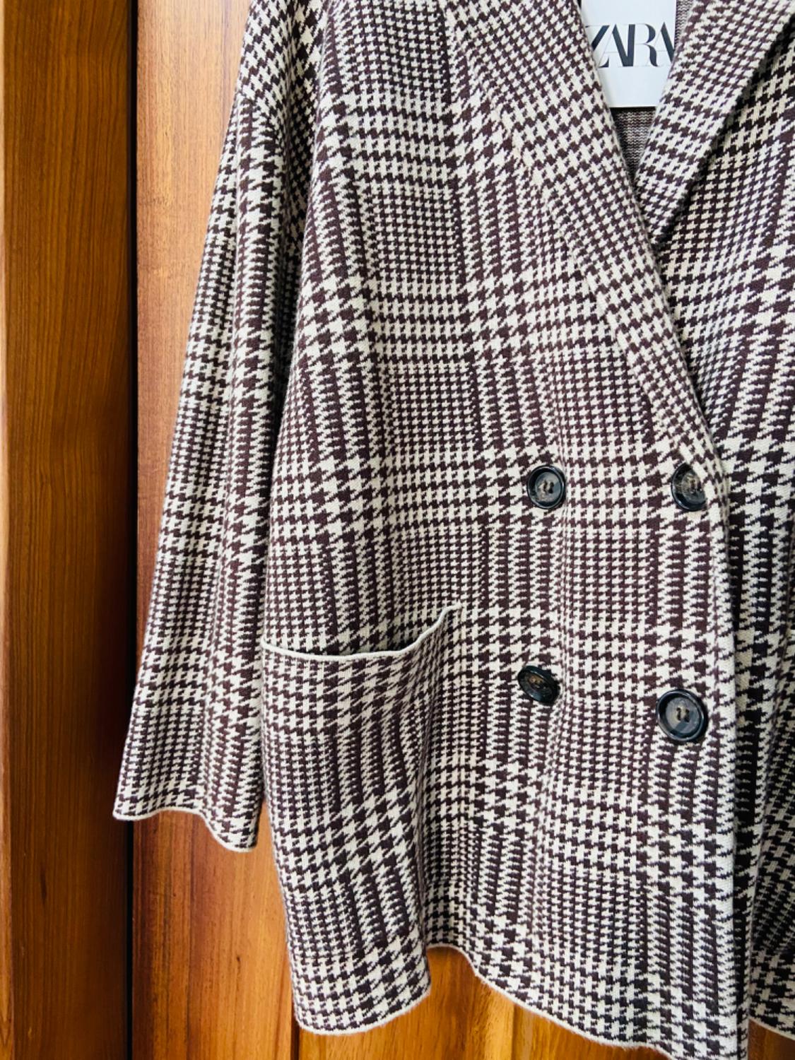 HOUNDSTOOTH KNIT BLAZER - Image 3