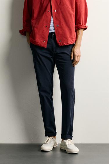 ΠΑΝΤΕΛΟΝΙ CHINO SKINNY FIT - Μπλε του Zara