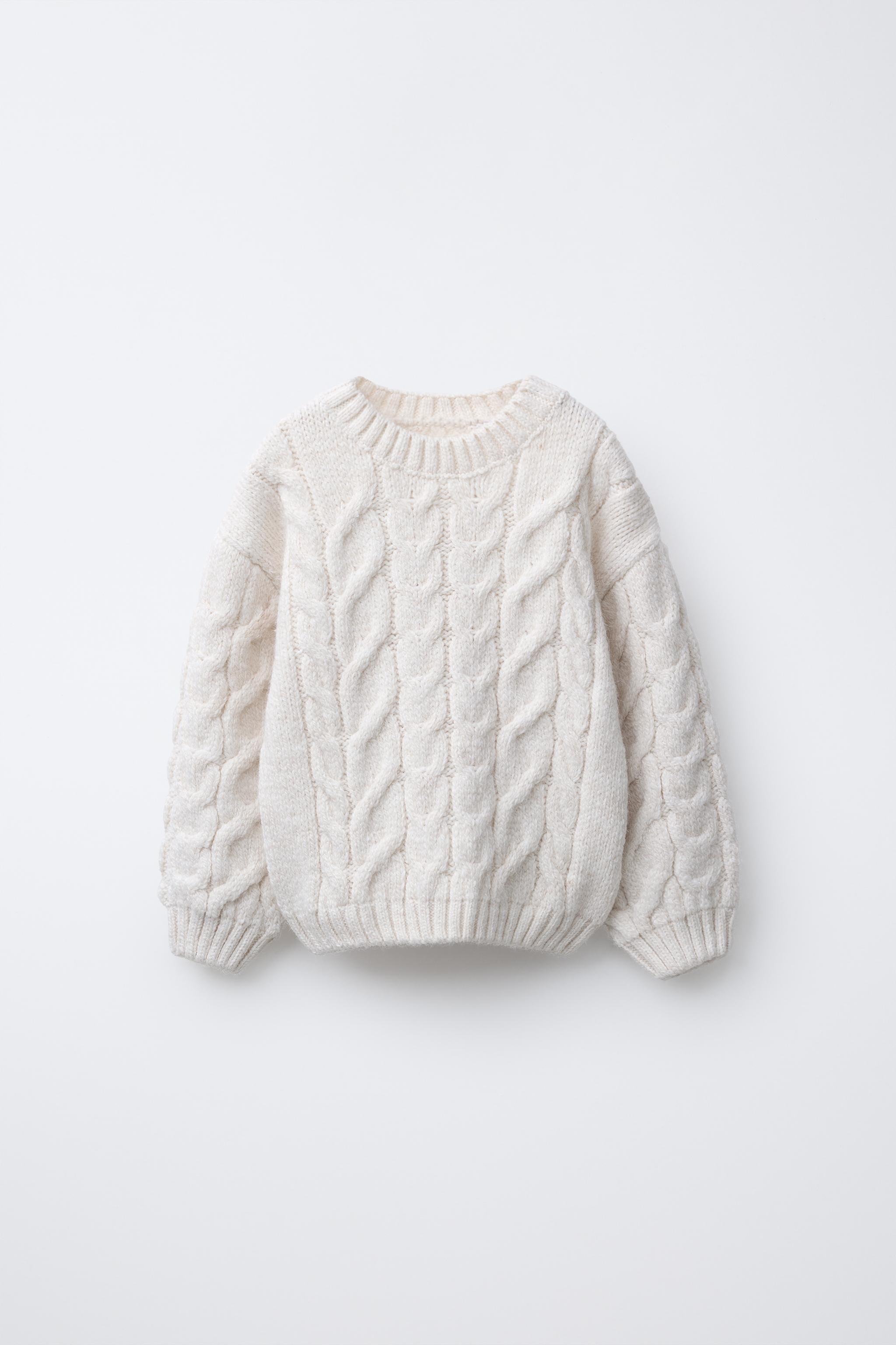 Mary logo cable knit set ivory ② s-l1200.jpg