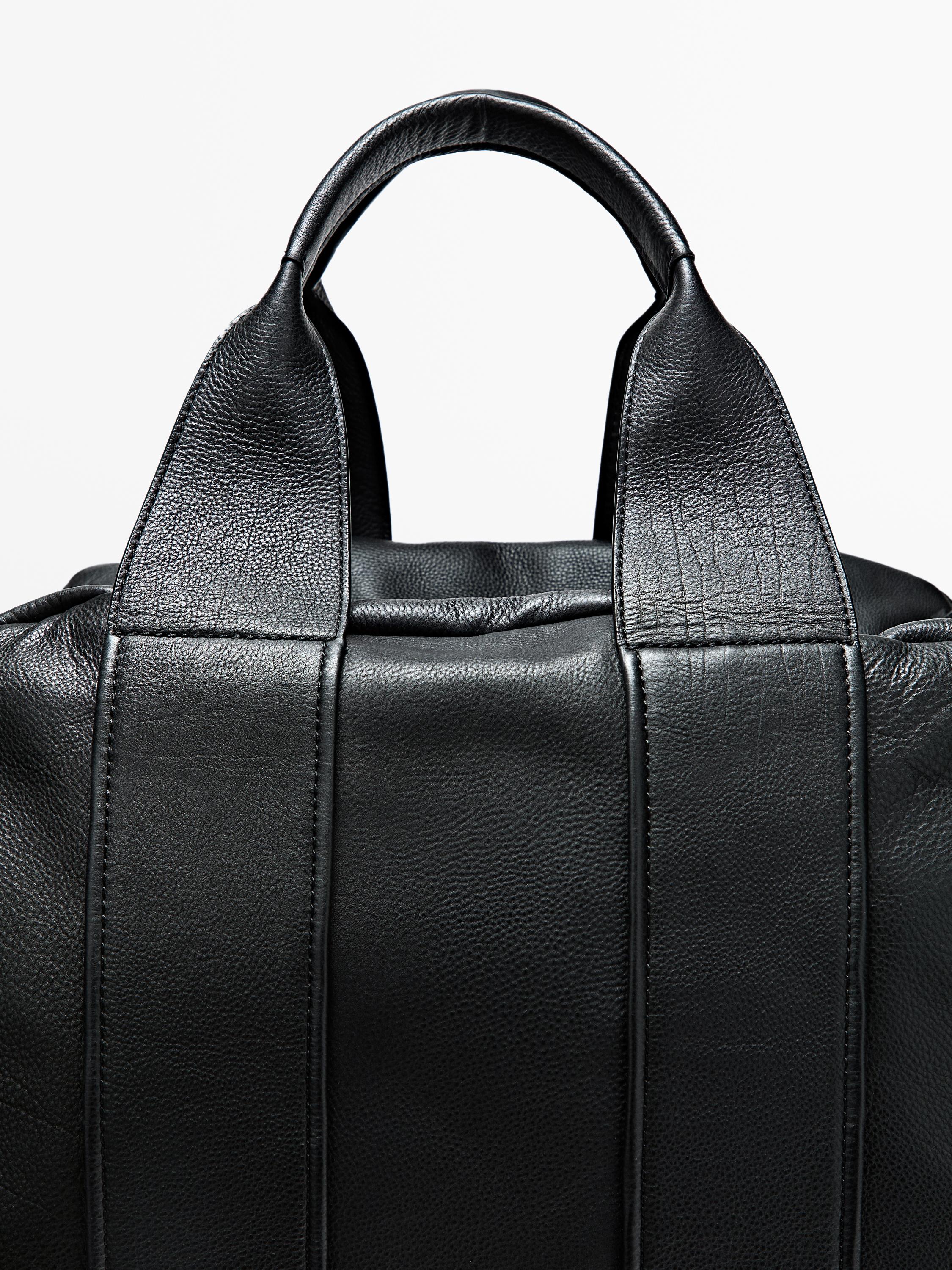 Sac de voyage en cuir nappa