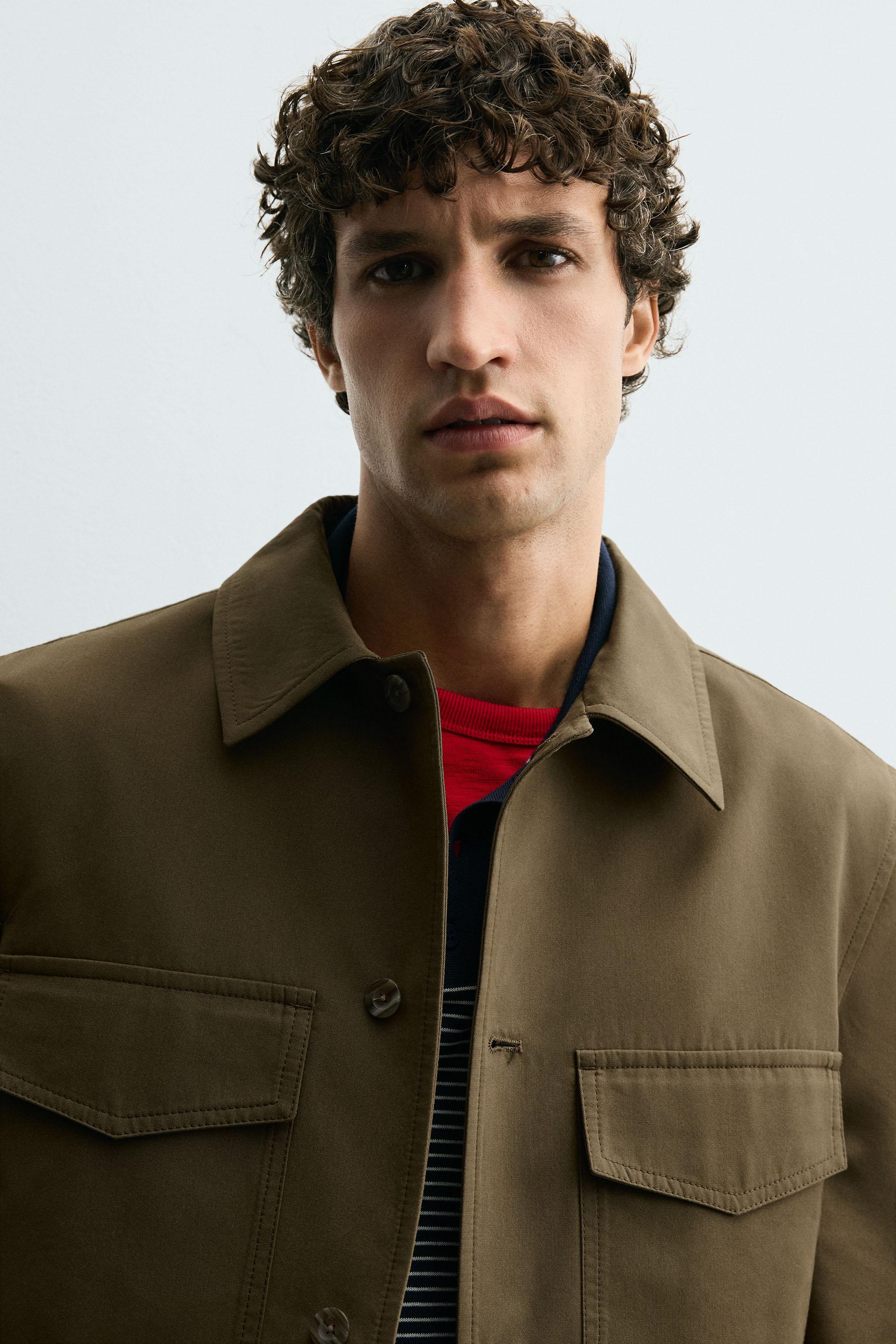 COTTON BLEND TECHNICAL JACKET