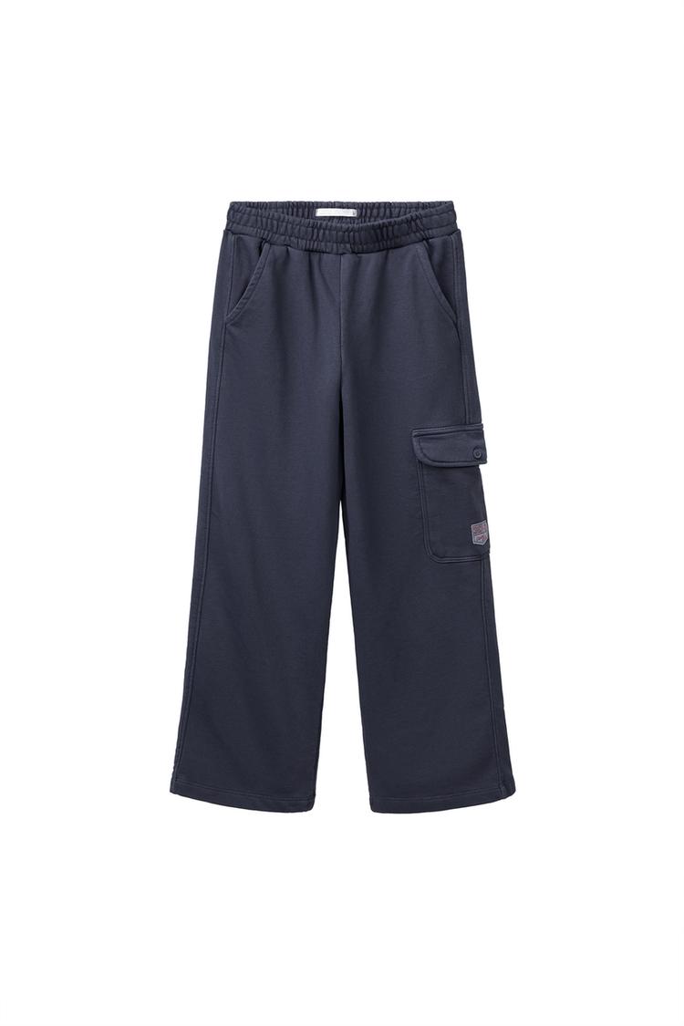 PANTALÓN FELPA CARGO ETIQUETA
