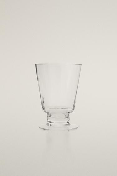 Zara LOW GLASS WITH LINE EFFECT - Transparent - Image 0