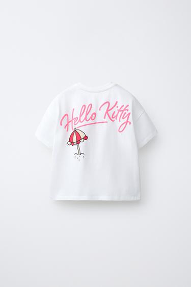 T-SHIRT FLOTTEUR HELLO KITTY © SANRIO - Blanc de Zara - Image 1