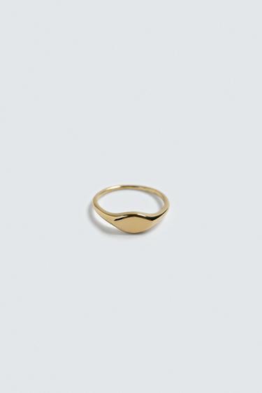 SIGNET RING - Gold by Zara - Image 2