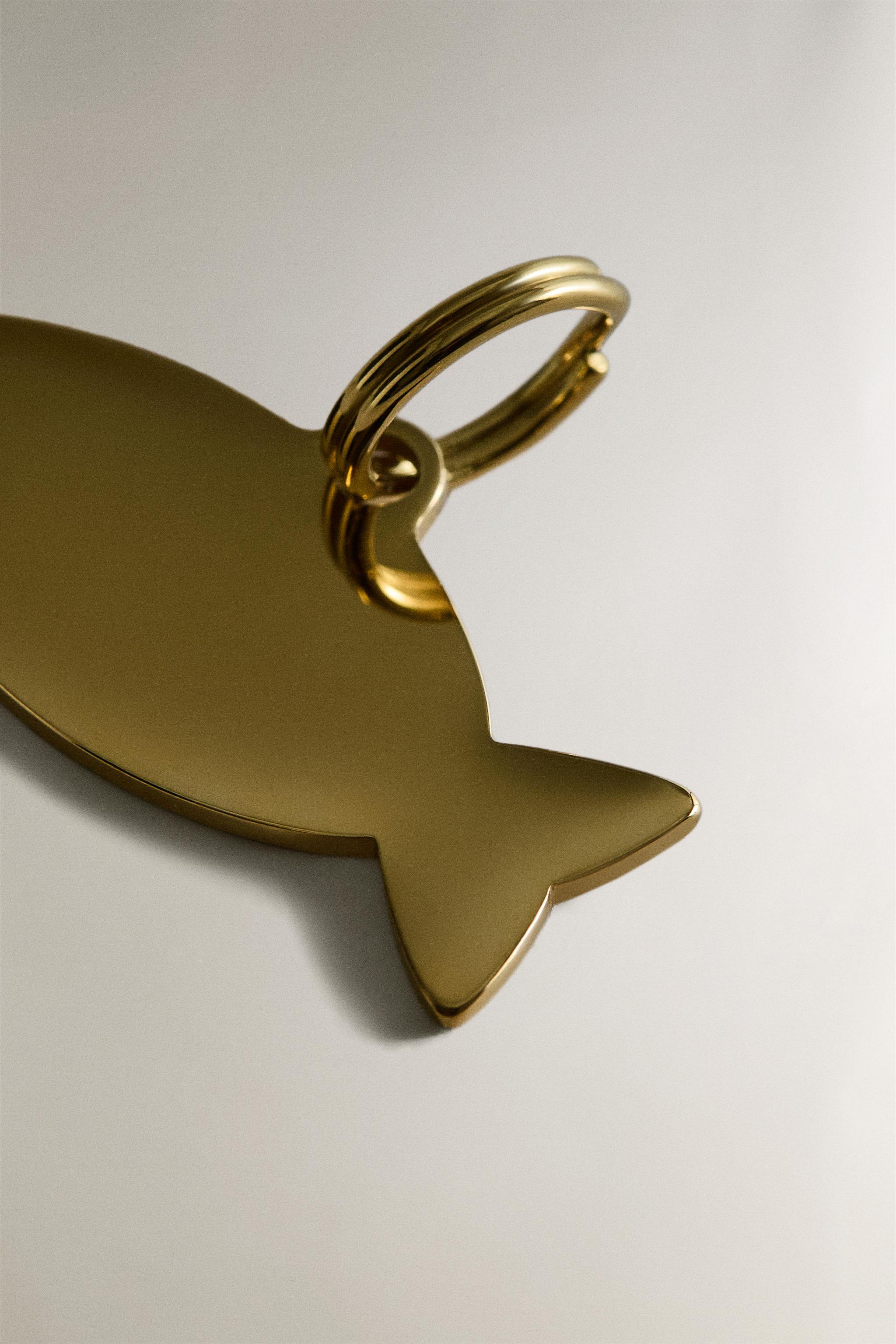 STAINLESS STEEL FISH PET CHARM