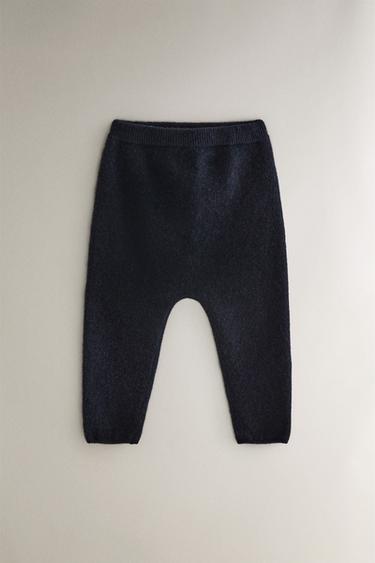 Zara CASHMERE BABY LEGGINGS - Navy blue