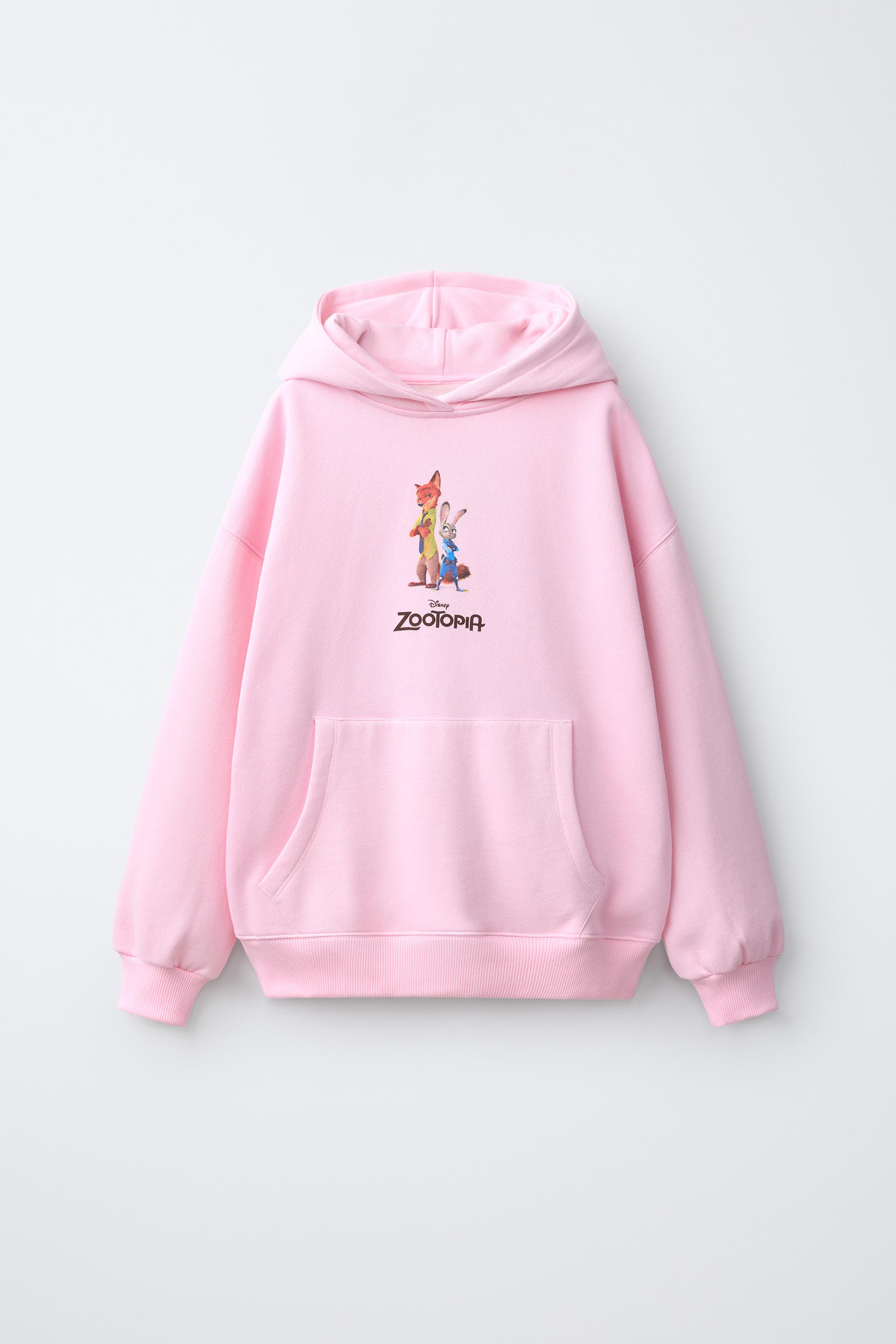 ZOOTOPIA © DISNEY PRINT HOODIE — Pink