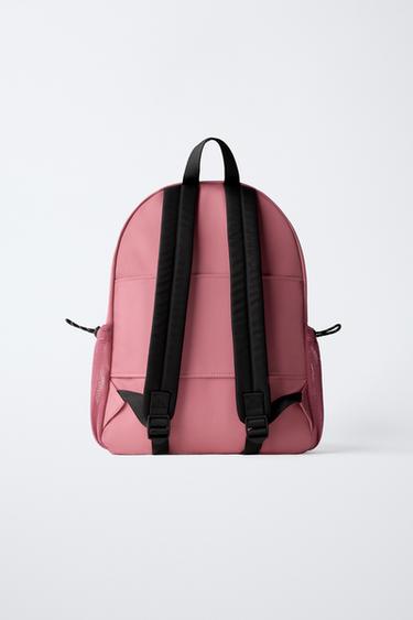 SAC À DOS ÉCOLE EN RÉSILLE - Rose de Zara - Image 4