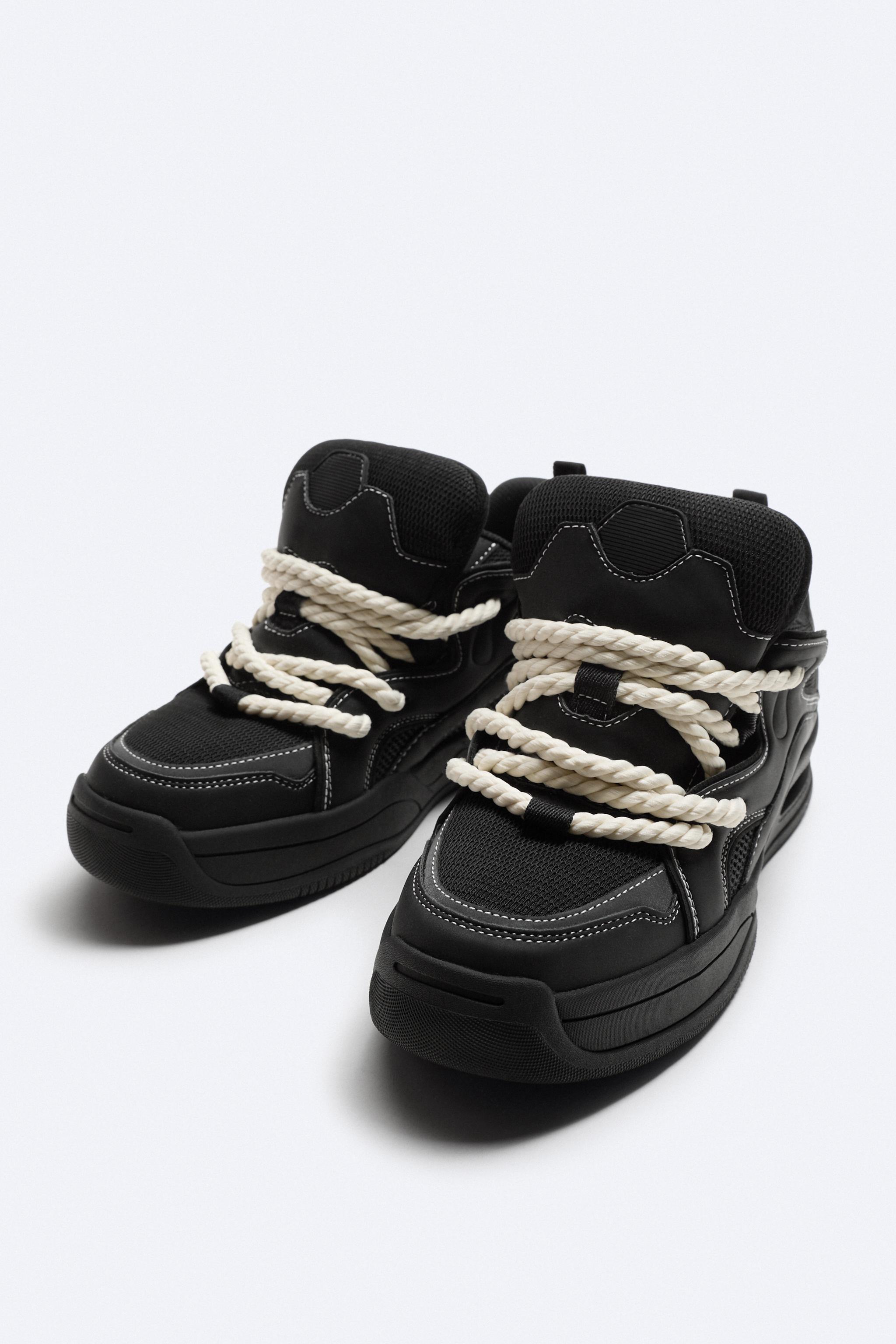 SKATER SNEAKERS WITH ROPE DETAILS